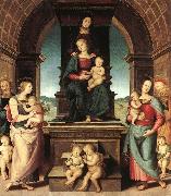 PERUGINO, Pietro The Family of the Madonna ugt oil painting picture wholesale
